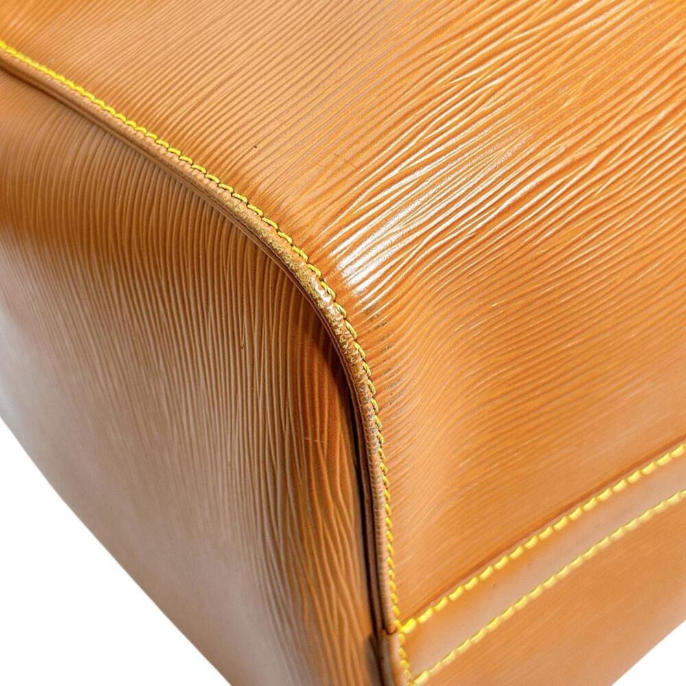 LOUIS VUITTON Brown Leather Keepall 50 Boston Bag - Picture 11 of 16